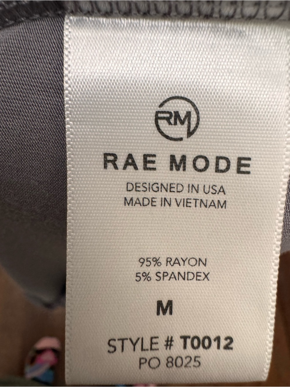 Rae Mode Lounge Set Medium Gray Soft Rayon Tank & Shorts 2 Piece Pajamas Pockets - Picture 9 of 9
